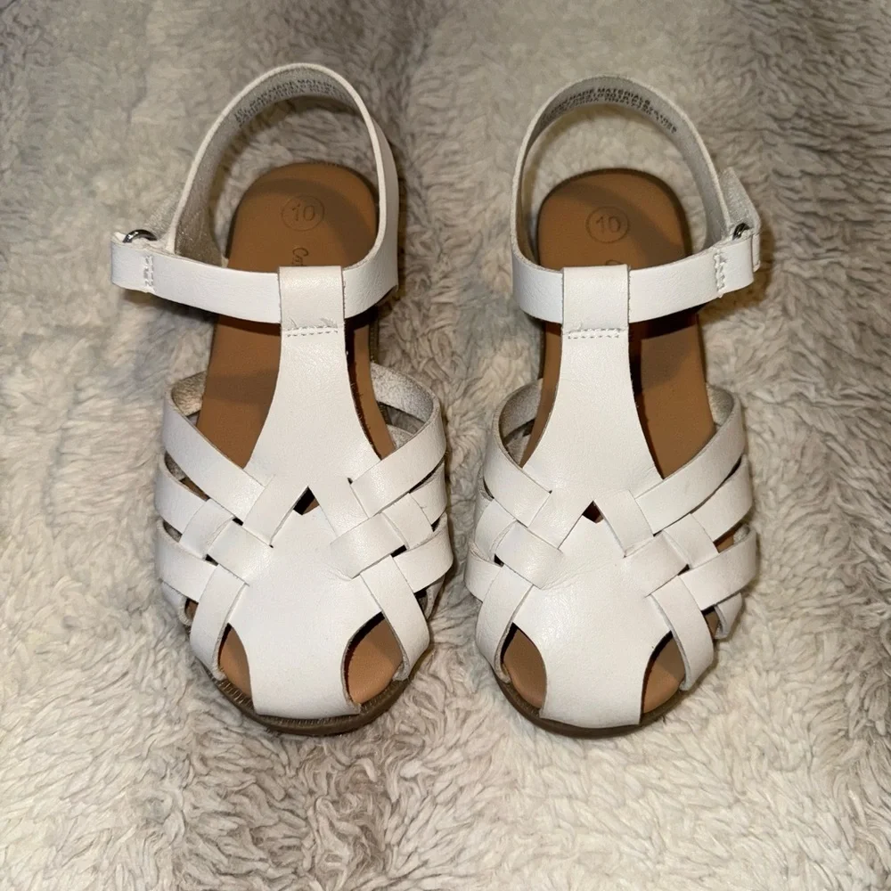 Cat & Jack White Girls' Fisherman Sandals